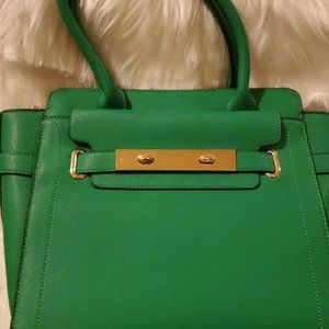 Dasein Green Satchel Purse
